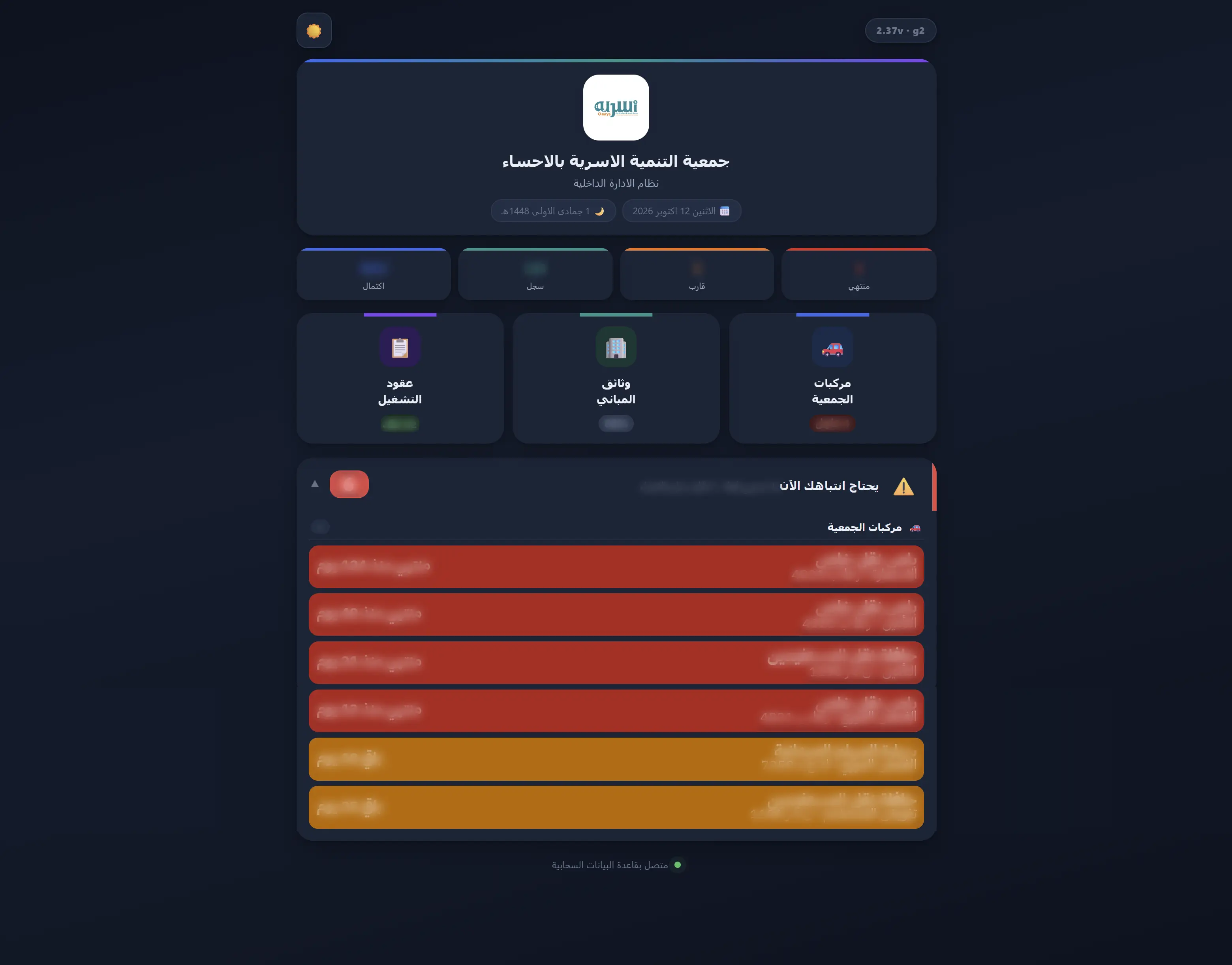 Dashboard: what needs attention now